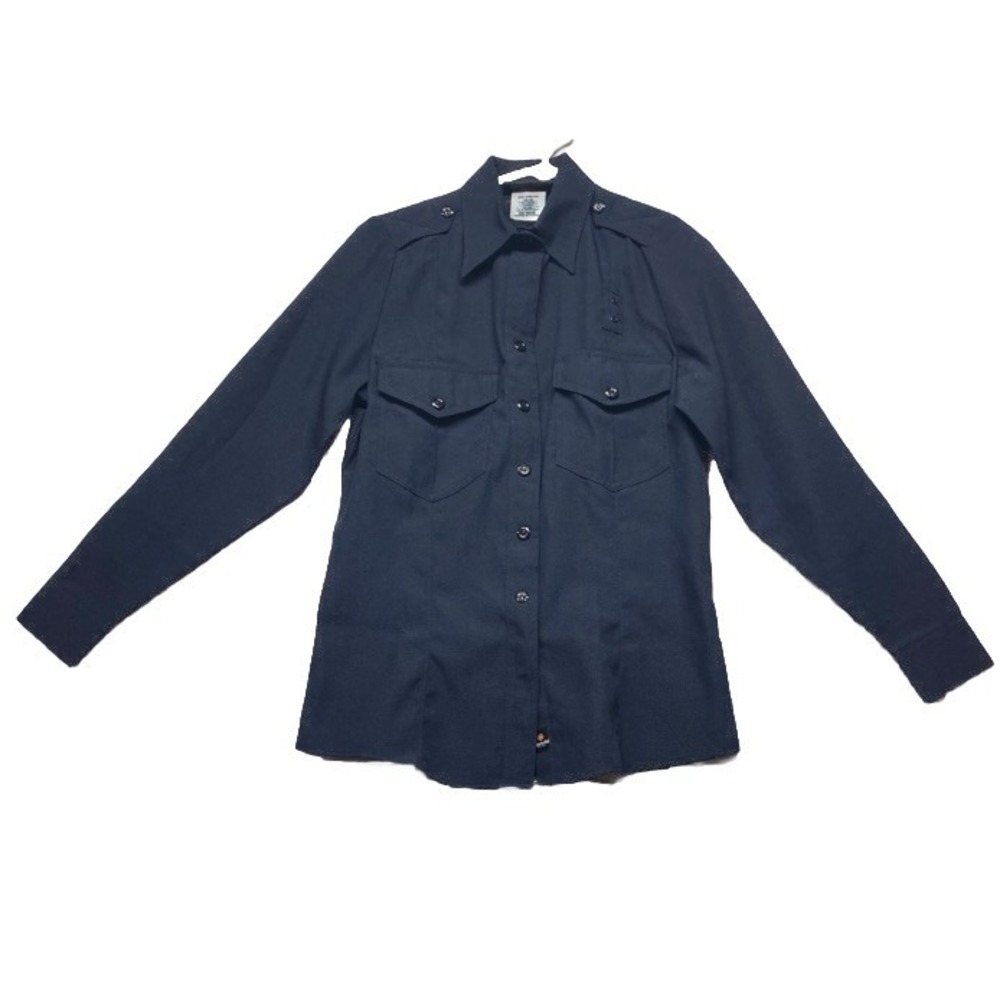 Workrite Fire Service Chief Shirt Women XS Blue Heritage Station Wear Protection